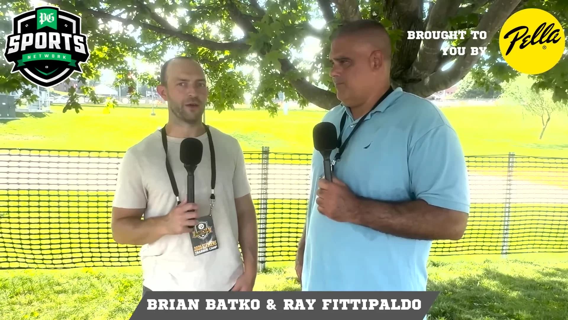 Aaron Rodgers at Steelers Camp